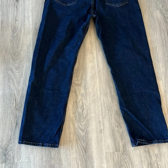 🧡💙 Wrangler blue denim jeans straight  leg size 38 - Picture 10 of 10